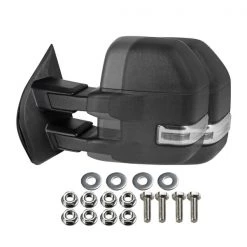 Ford F150 Black Texture Clear Signal Power Heated Mirrors 15-17
