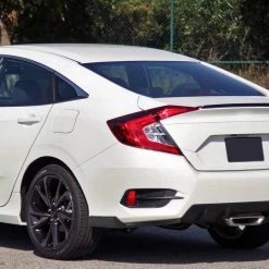 Spec-D Tuning Honda Civic Rear Diffuser -Matte Black 2016-2019 4 Honda Civic Rear Diffuser -Matte Black 2016-2019