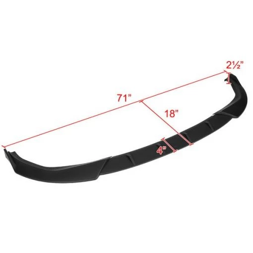 Bmw 3 Series G20 Or G2 Unpainted Front Bumper Lip 2019-Up