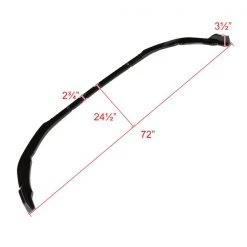 Toyota Camry Glossy Black Front Bumper 18-Up