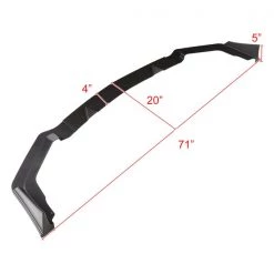 Infiniti Q50 Poly Front Bumper Lip – Black 14-18
