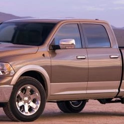 Spec-D Tuning Dodge Ram Left Towing Mirror Power Heated- Chrome 09-12 4 Dodge Ram Left Towing Mirror Power Heated- Chrome 09-12