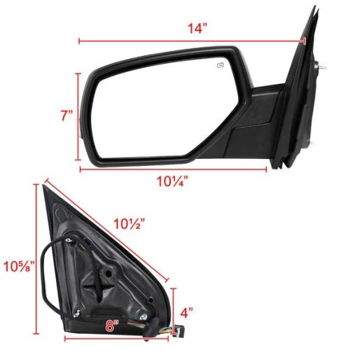 Gmc Sierra Or Chevy Silverado Left Side Mirror 2014-2016
