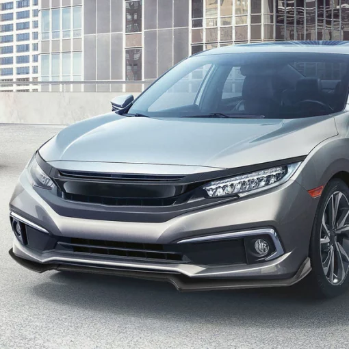 Honda Civic Front Bumper Lip – Matte Black 2016-2018