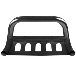 07-16 Chevrolet Silverado Bull Bar With Skid Plate – Black
