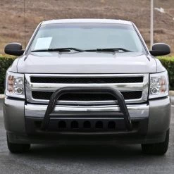 07-16 Chevrolet Silverado Bull Bar With Skid Plate – Black