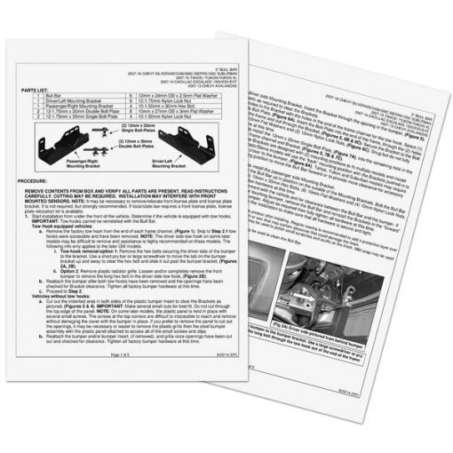 07-09 Chevrolet Silverado Bull Bar With Skid Plate