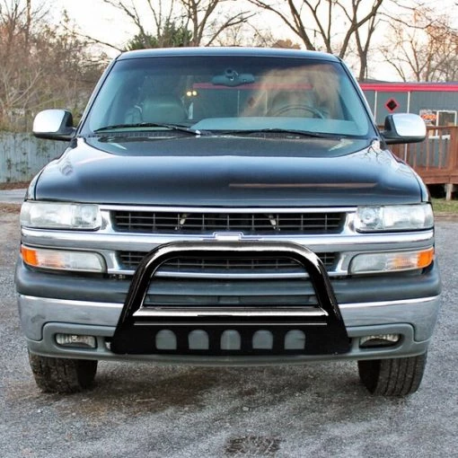 99-06 Chevrolet Silverado Bull Bar With Skid Plate – Black