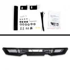 15-Up Ford F150 Front Bumper Without LEDs – Black
