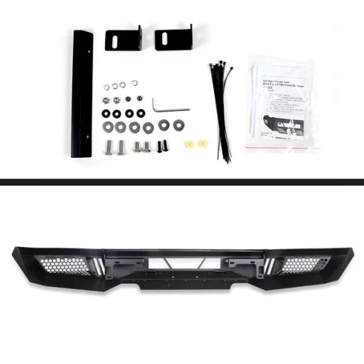 15-Up Ford F150 Front Bumper Without LEDs – Black