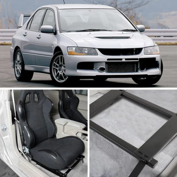 01-07 Mitsubishi Evolution Seat Bracket – Pair