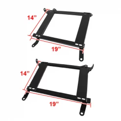 08-Up Mitsubishi Evolution Seat Bracket – Pair