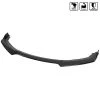 Spec-D Tuning Honda Civic Front Bumper Lip - Glossy Black 2016-2018