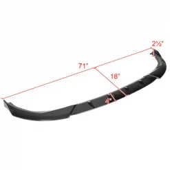 Bmw 3 Series G20 Or G2 Glossy Black Front Bumper Lip 2019-Up