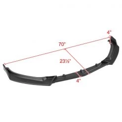 Mazda 3 Front Bumper Lip – Matte Black 2014-2018