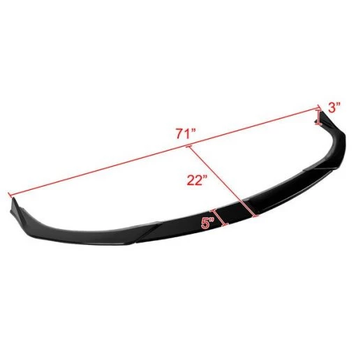 Mazda 3 Axela Front Bumper Lip – Glossy Black 19