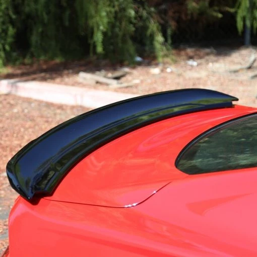 Ford Mustang Glossy Black Rear Wing Spoiler- Glossy Black 15-20