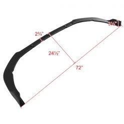 Toyota Camry Black Front Bumper 18-Up