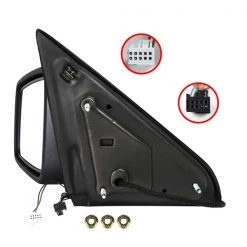 Dodge Ram Left Towing Mirror Power Heated- Black 13-19