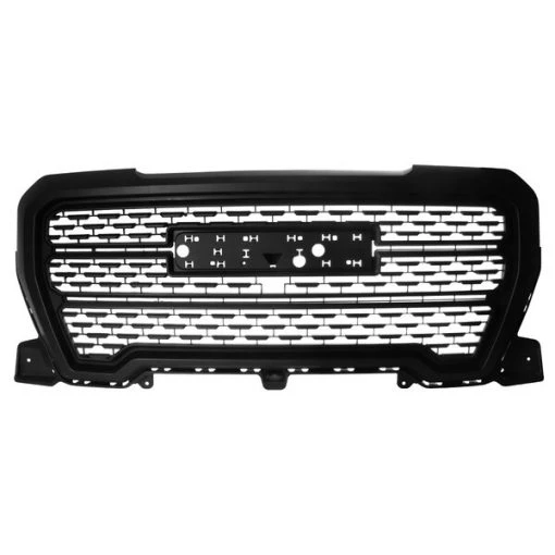 19-Up GMC Sierra 1500 Grille- Glossy Black