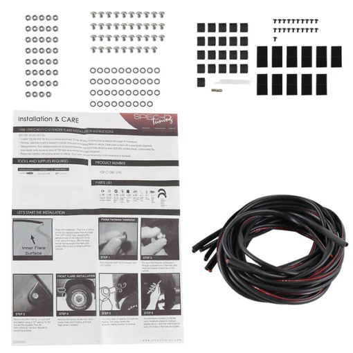 88-98 Chevrolet GMC Fender Flares-Texture Style