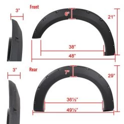 15-17 Ford F150 Rough Surface Fender Flare