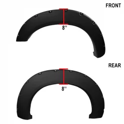 Spec-D Tuning 11-16 Ford F250 Fender Flare - Rough Surface 5 11-16 Ford F250 Fender Flare – Rough Surface