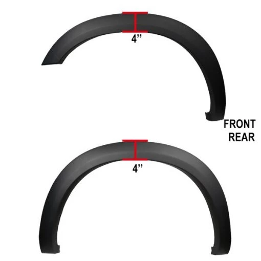10-16 Dodge Ram 2500 Fender Flares-Smooth