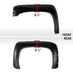 Spec-D Tuning 07-13 Chevrolet Silverado Fender Flare, FDF-SIV07A-PK-MP 10 07-13 Chevrolet Silverado Fender Flare, FDF-SIV07A-PK-MP