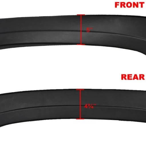 07-13 Chevrolet Silverado Fender Flares – Short Bed Only – Matte