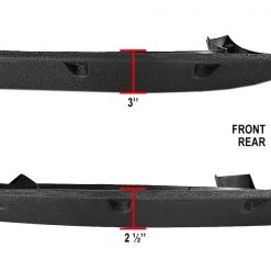 07-13 Chevrolet Silverado Fender Flare – Black Rough Surface