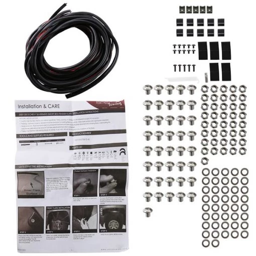 07-13 Chevrolet Silverado Fender Flare – Black Rough Surface