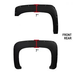 07-13 Chevrolet Silverado Fender Flare – Rough Surface