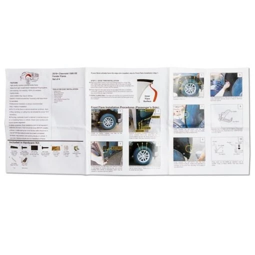 1500 OE FENDER FLARES, 4PK