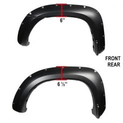 Spec-D Tuning 05-11 Toyota Tacoma Fender Flares-6 Ft Bed-Pocket Style-Smooth 7 05-11 Toyota Tacoma Fender Flares-6 Ft Bed-Pocket Style-Smooth