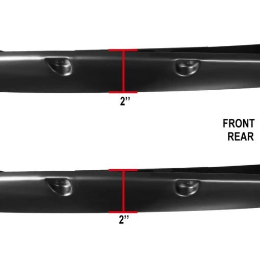 05-11 Toyota Tacoma Fender Flares-6 Ft Bed-Pocket Style-Smooth