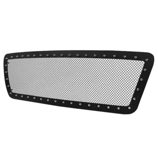 04-08 Ford F150 Grille Insert – Rivet Style – Steel/Black