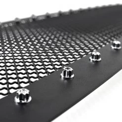 04-08 Ford F150 Grille Insert – Rivet Style – Steel/Black