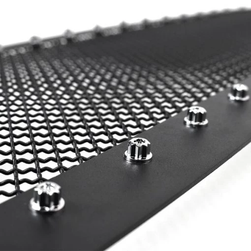 04-08 Ford F150 Grille Insert – Rivet Style – Steel/Black