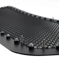 04-08 Ford F150 Grille Insert – Rivet Style – Steel/Black