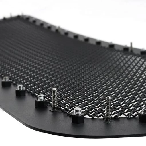 04-08 Ford F150 Grille Insert – Rivet Style – Steel/Black