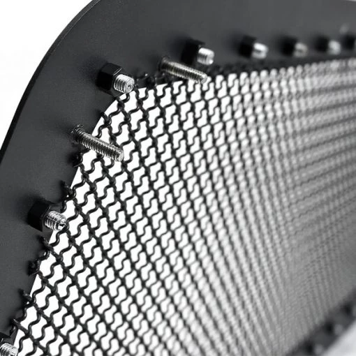 04-08 Ford F150 Grille Insert – Rivet Style – Steel/Black