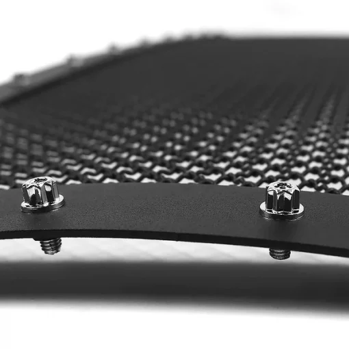 09-12 Ford F150 Grille Insert – Rivet Style – Not Fit- Steel/Black
