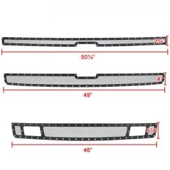 07-13 Chevrolet Silverado 1500 Rivet Grille Insert