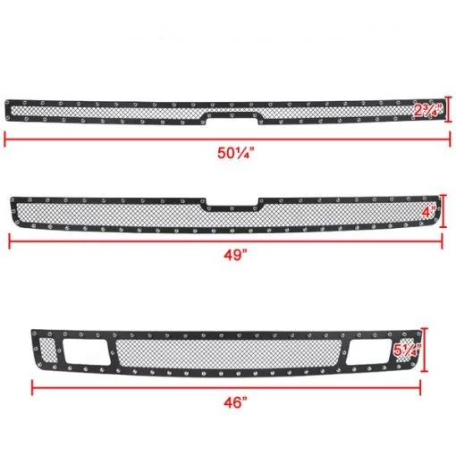 07-13 Chevrolet Silverado 1500 Rivet Grille Insert