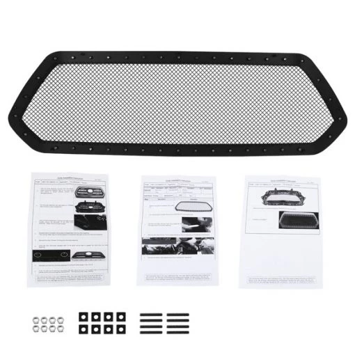 16-17 Toyota Tacoma Rivet Grille Insert, HBG-TAC16BKSS-YH