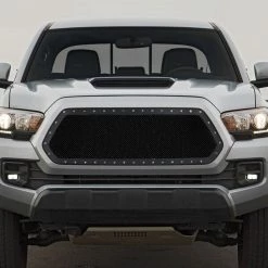 16-17 Toyota Tacoma Rivet Grille Insert, HBG-TAC16BKSS-YH