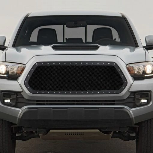 16-17 Toyota Tacoma Rivet Grille Insert, HBG-TAC16BKSS-YH