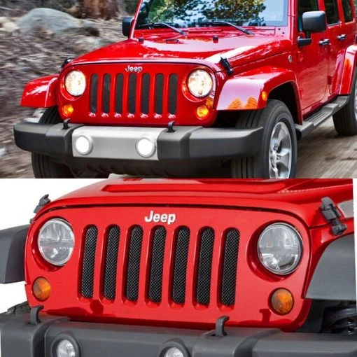 07-14 Jeep Wrangler Grille Mesh Insert
