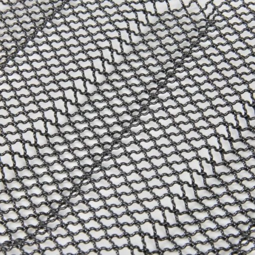 07-14 Jeep Wrangler Mesh Grille Insert – Black Stainless Steel